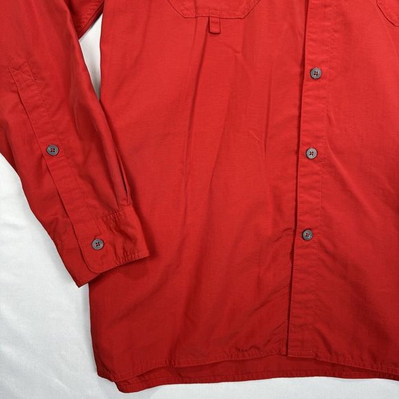 Jawbone Tackle Long Sleeve Fishing Outdoor Shirt Size XL Red Lightweight Vented - Picture 5 of 12